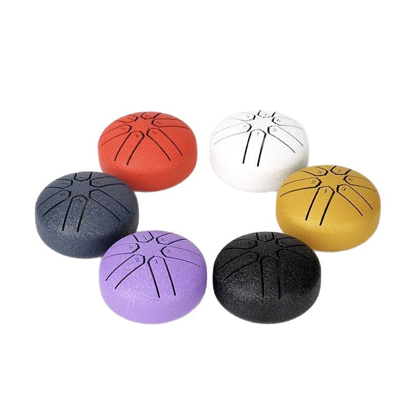 Mini 3 Inch 6 Note Steel Tongue Drum