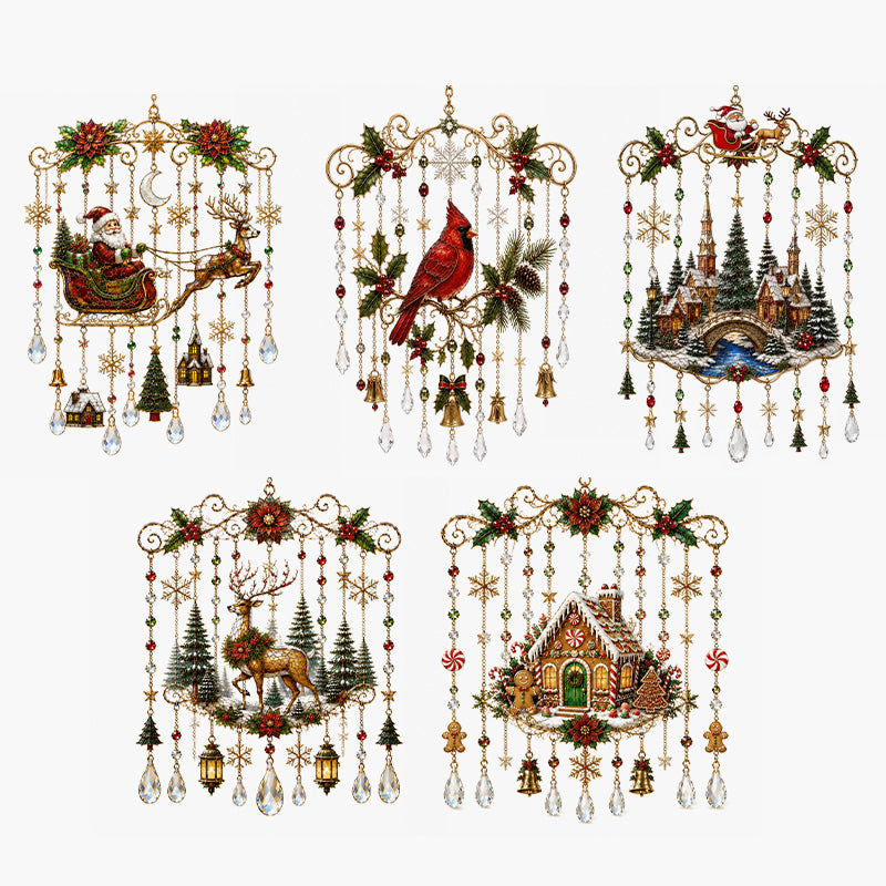 Christmas Crystal Hanging Ornament
