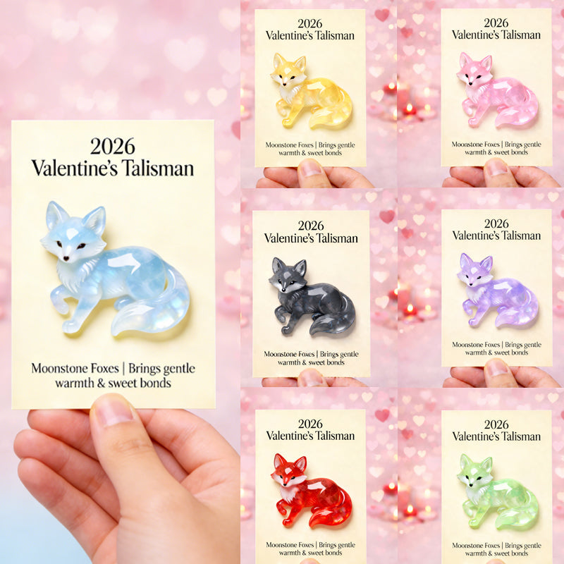 š¦ 2026 Valentineās Talisman ā Moonstone Fox Charm A Symbol of Love, Warmth & Gentle Bonds