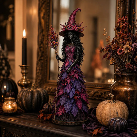 💥LAST DAY 49% OFF - 🧙 Enchanted Autumn Witch Figurine (📦Buy 3 Free Shipping)