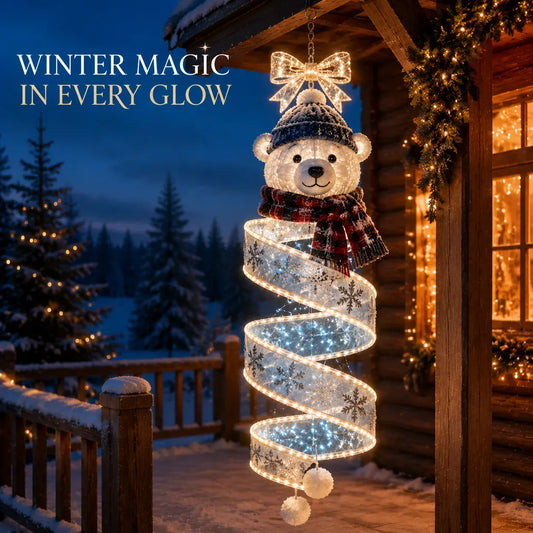 🎄 Julemagi – Hengende LED-lysspiral