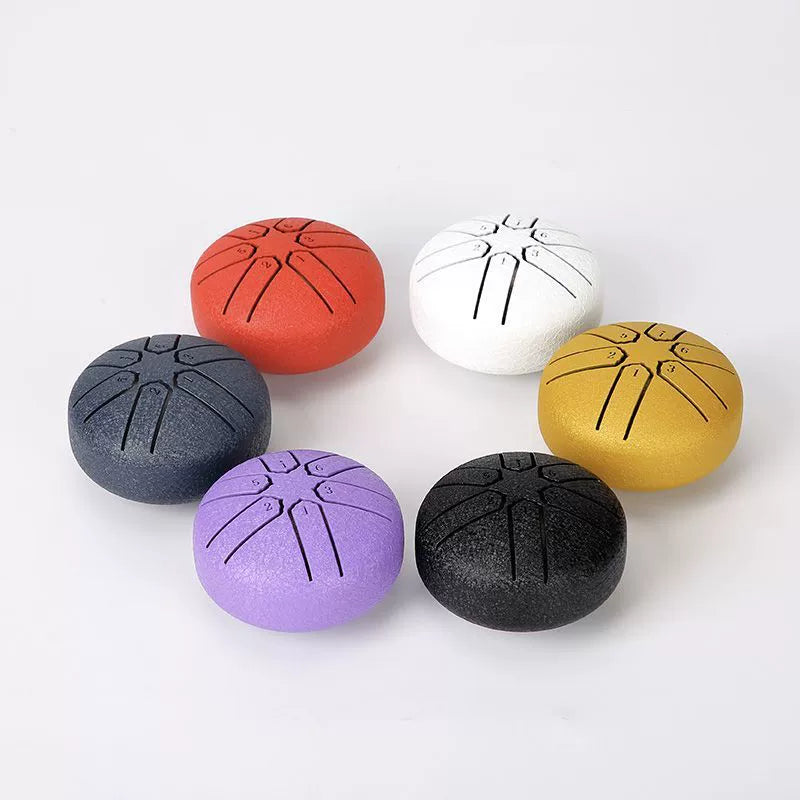 Mini 3 Inch 6 Note Steel Tongue Drum