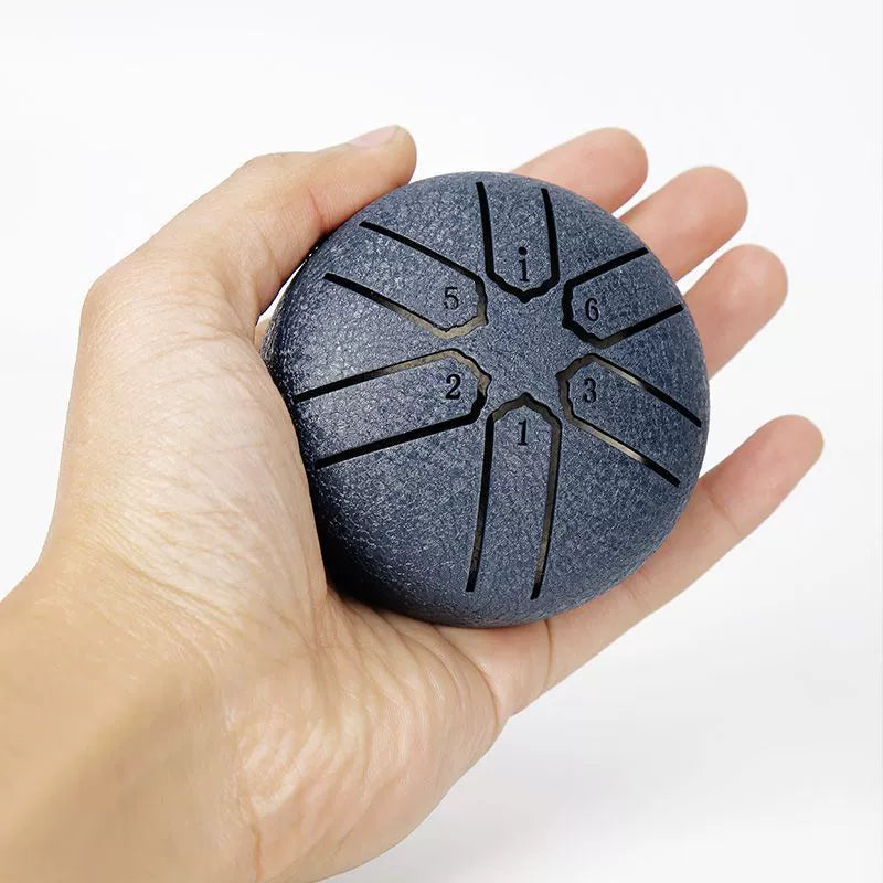 Mini 3 Inch 6 Note Steel Tongue Drum
