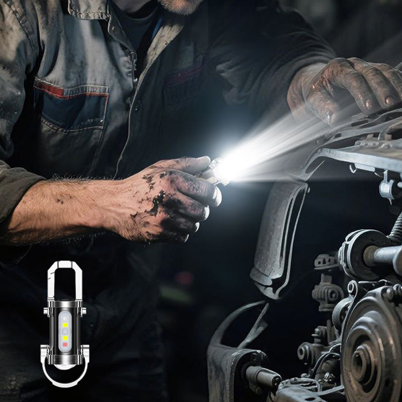 Rechargeable Keychain Flashlight – Portable LED Mini Torch