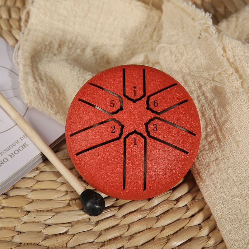 Mini 3 Inch 6 Note Steel Tongue Drum