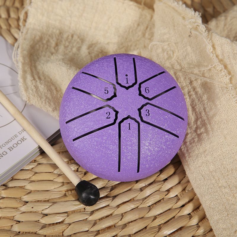 Mini 3 Inch 6 Note Steel Tongue Drum