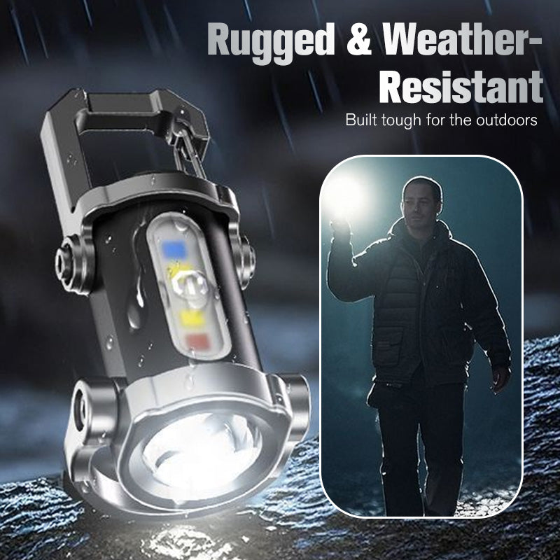 Rechargeable Keychain Flashlight – Portable LED Mini Torch