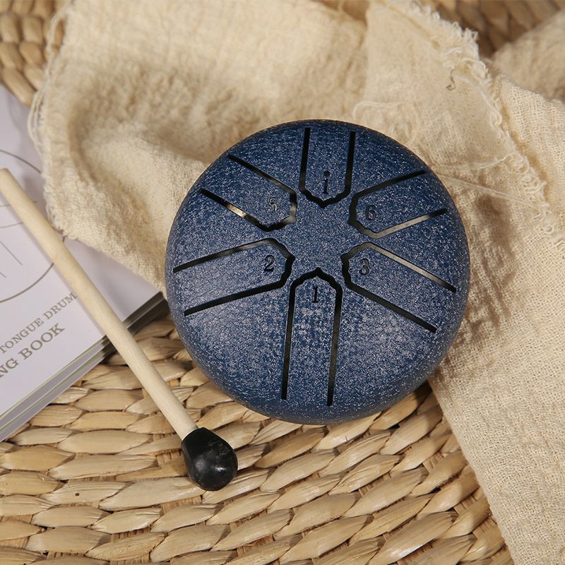 Mini 3 Inch 6 Note Steel Tongue Drum