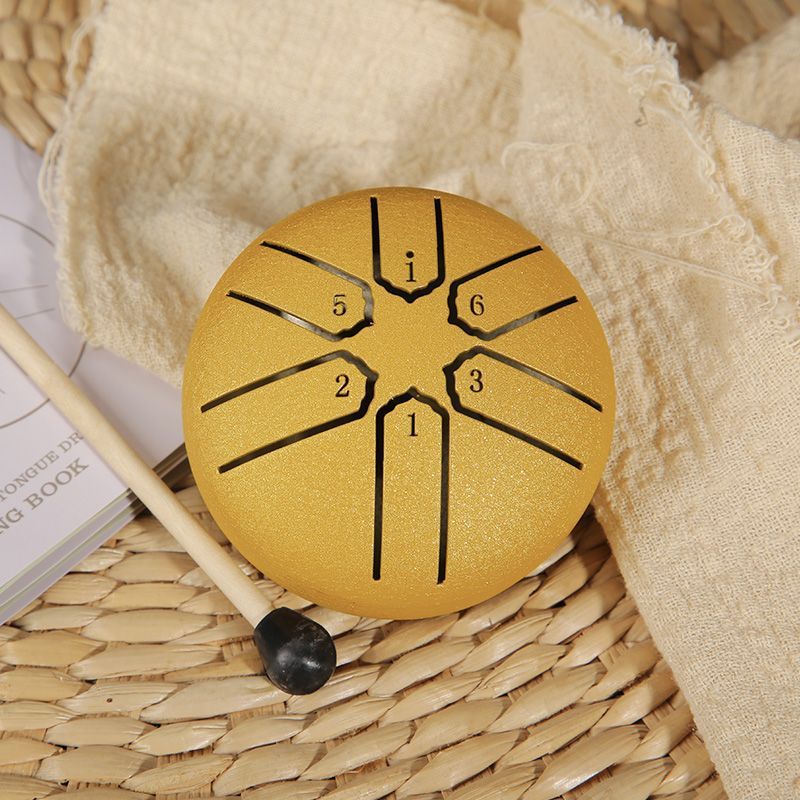 Mini 3 Inch 6 Note Steel Tongue Drum