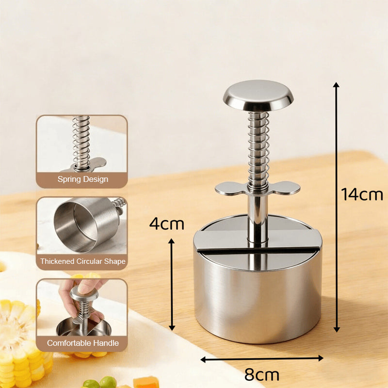304 Stainless Steel Burger Press - Perfect Patties Every Time!