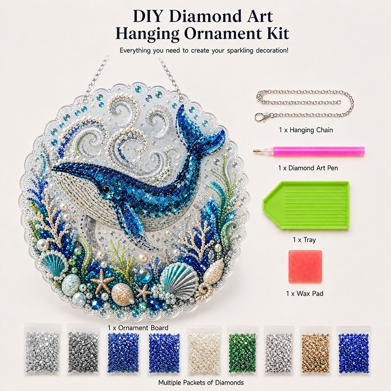 🌊✨ Ocean Theme Pearl Art DIY Kit – Relaxing DIY Craft to Create Stunning Coastal Artwork