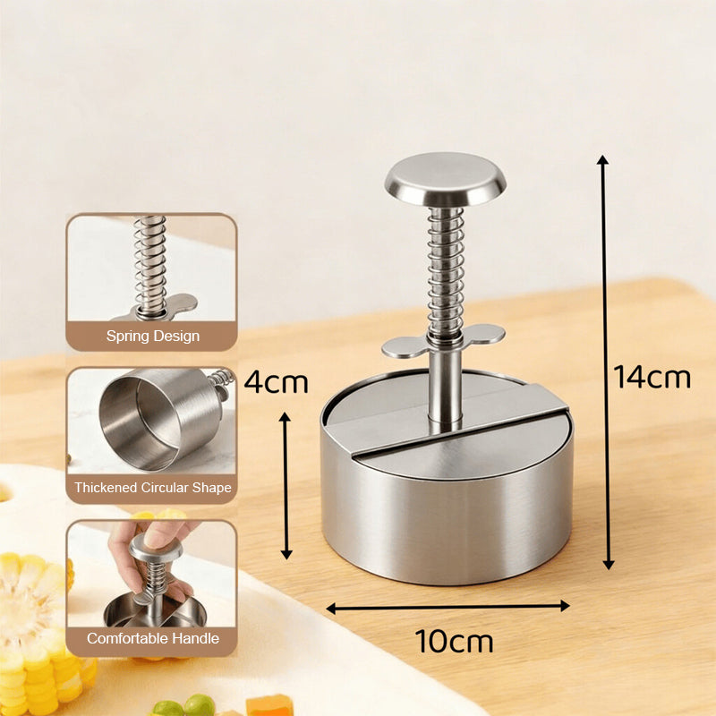 304 Stainless Steel Burger Press - Perfect Patties Every Time!