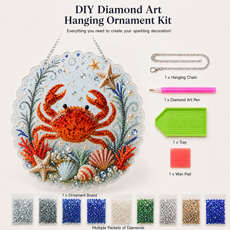 🌊✨ Ocean Theme Pearl Art DIY Kit – Relaxing DIY Craft to Create Stunning Coastal Artwork
