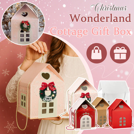🎄 Christmas Wonderland – Julegaveeske som et lite julehus