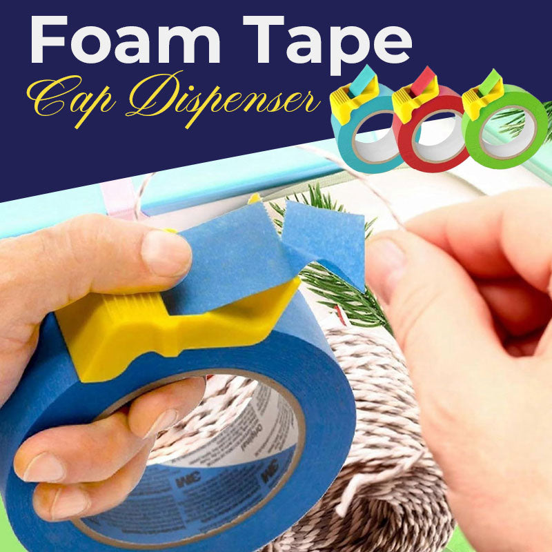 Foam Tape Cap Disienser for Painters, Crafters, and Masking Tape Cutting