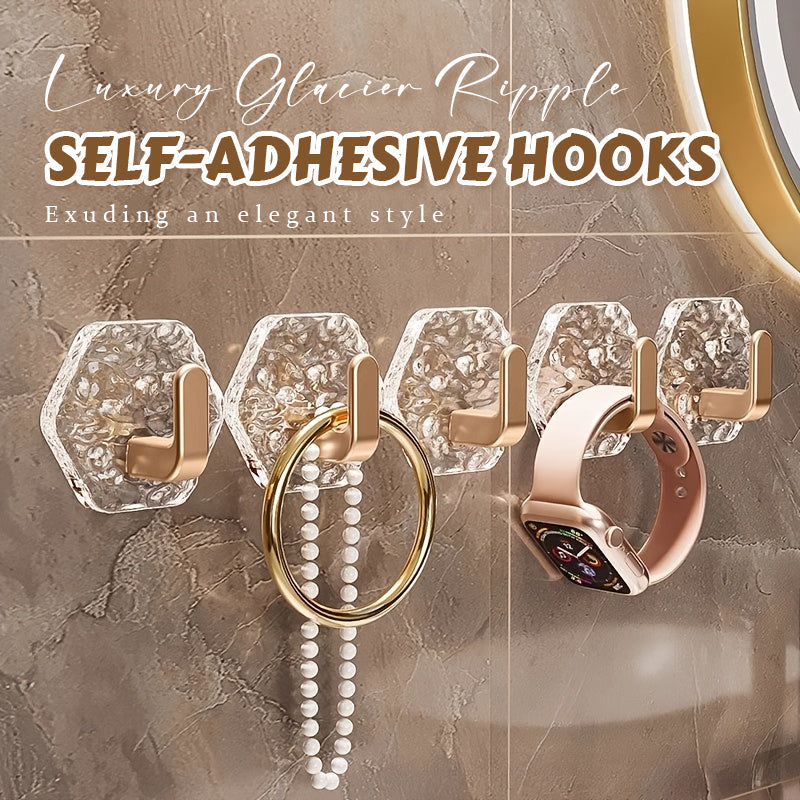 Luxury Glacier Ripple Self-Adhesive Hooks