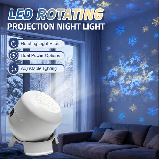 🌙 LED Rotating Projection Night Light