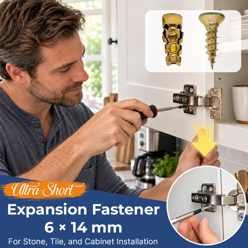 Ekstra kort ekspansjonsfeste 6 × 14 mm