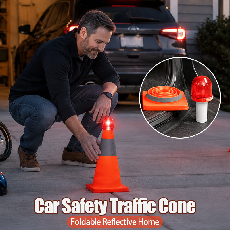 Foldable Reflective Home &amp; Car Safety Traffic Cone