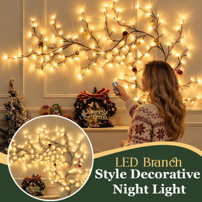 ✨ Fleksible LED-grenlys | Fjernstyrt juledekorasjon til veggen