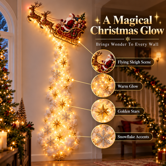 ✨ Christmas Magic Trail Wall Light – Skap litt julemagi på veggen din ✨