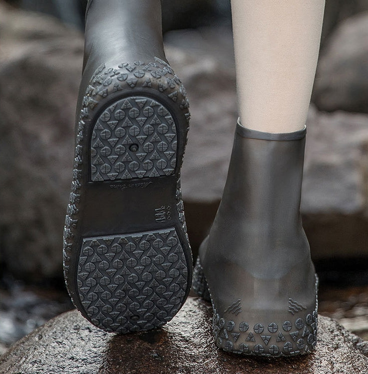 👟💧 Slitesterke regnskoovertrekk — vanntette, sklisikre og sammenleggbare for friluftsopplevelser