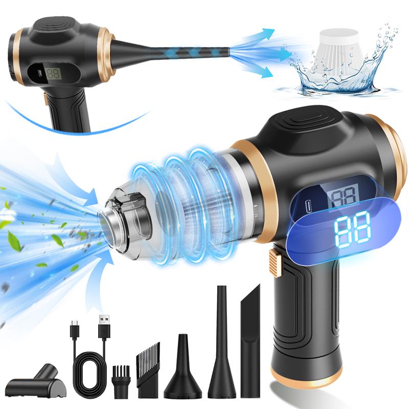 Cordless 4-in-1 Handheld Vacuum & Air Blower – Portable Rechargeable Cleaning Tool