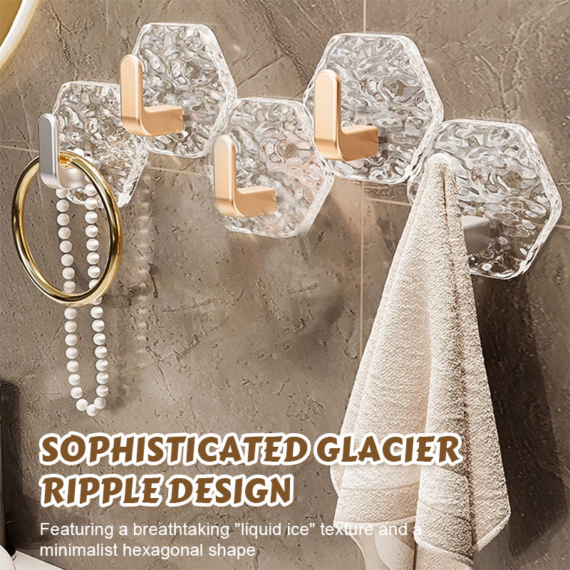 Luxury Glacier Ripple Self-Adhesive Hooks