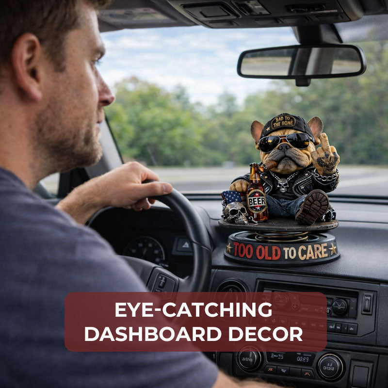 Bulldog Car Ornament