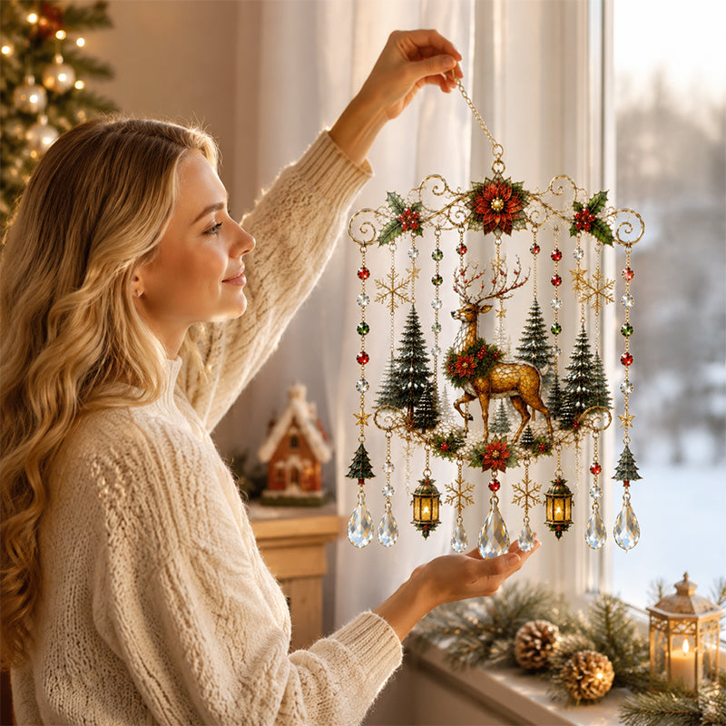 Christmas Crystal Hanging Ornament