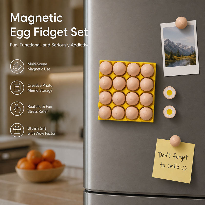 Egg Carton Refrigerator Magnet