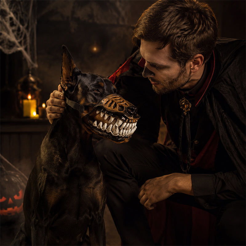 Funny Anti-Bite Dinosaur Dog Muzzle