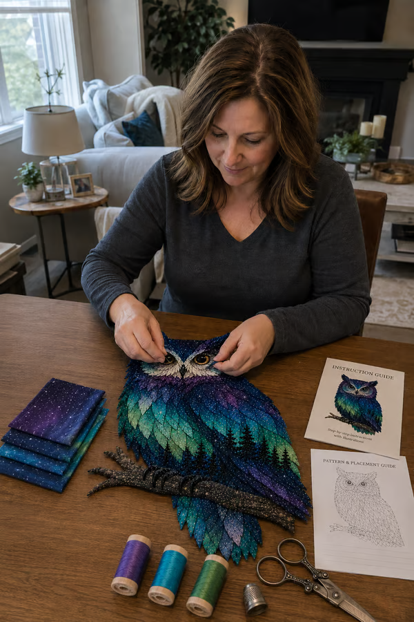 🐻Northern Lights Wildlife DIY Patchwork Kit