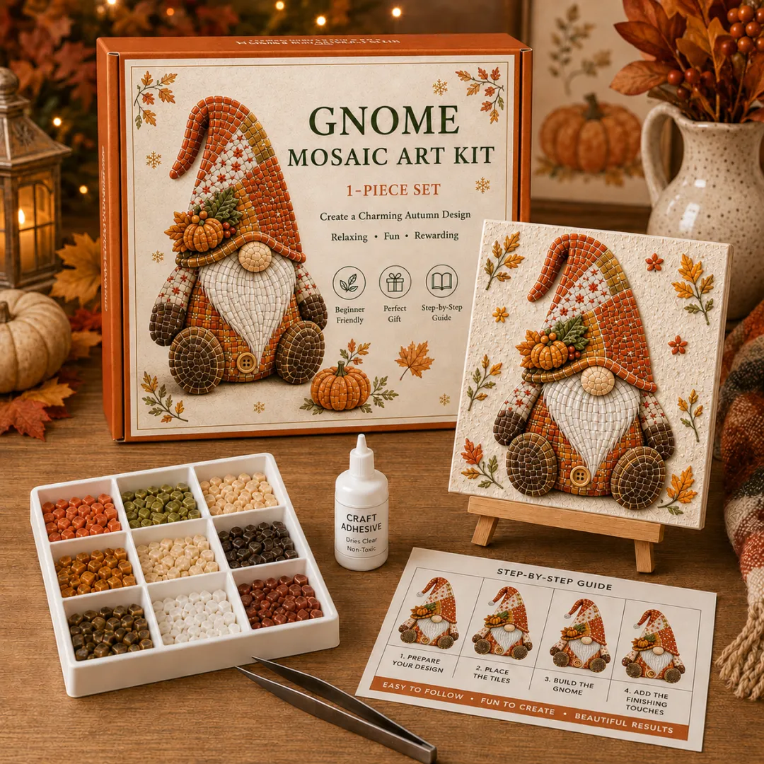 🔥Last Day Buy 3 & Get Free Shipping🧩 Gnome Mosaic Art Kit – Create Your Own Charming Handmade Masterpiece