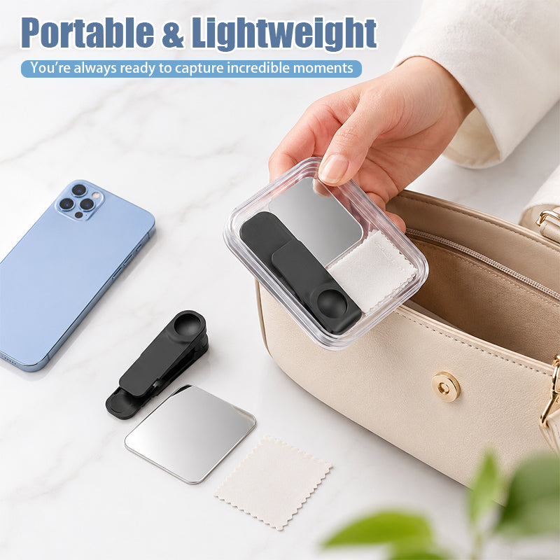 Sky Mirror Phone Photography Kit - Ultra-Clear Reflection Effect Lens Clip