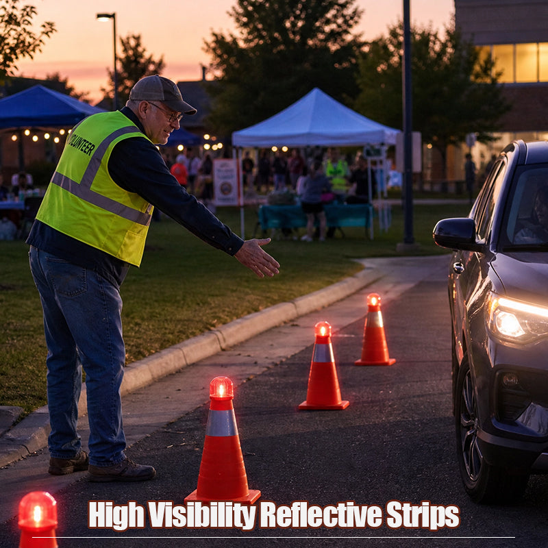 Foldable Reflective Home &amp; Car Safety Traffic Cone