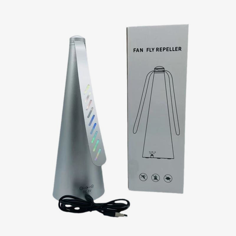 Plug-In Fly Repellent Fan – Outdoor Fly & Mosquito Control Device