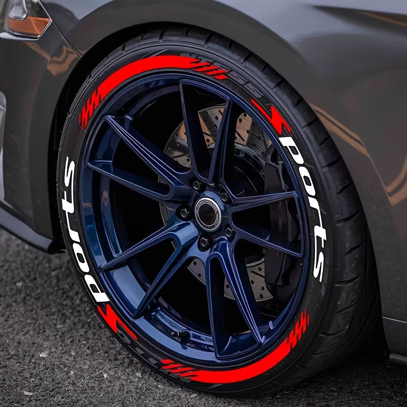 🔥3D Tire Lettering Stickers | Waterproof Universal Wheel Sidewall Decals