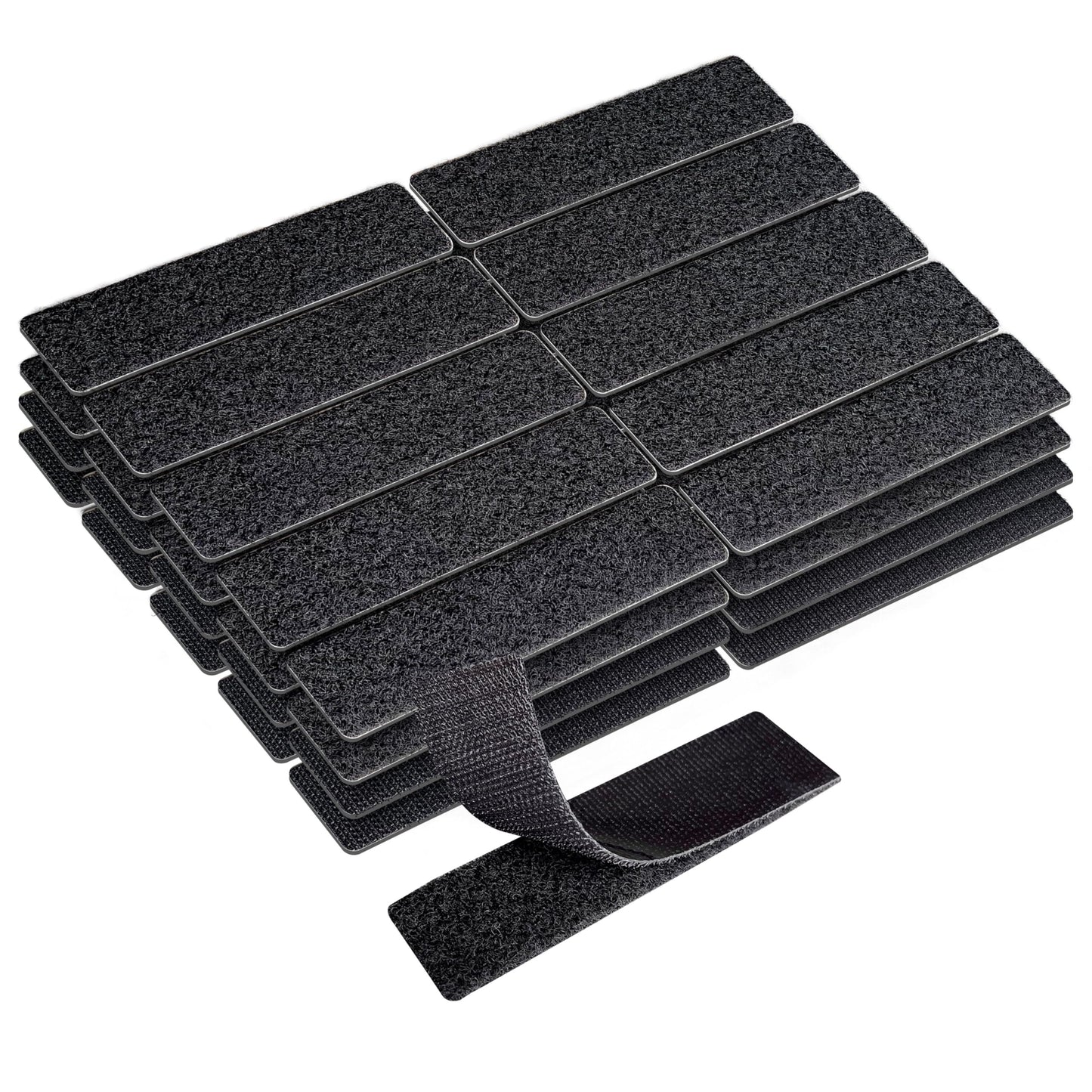 Adhesive-backed Velcro 🛠️ Secures any item without drilling or nails! 🔒