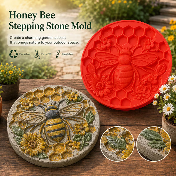 💥 LAST DAY 49% OFF - 🌻 Reusable Sunflower Stepping Stone Mold (📦Buy 3 & Get Free Shipping)