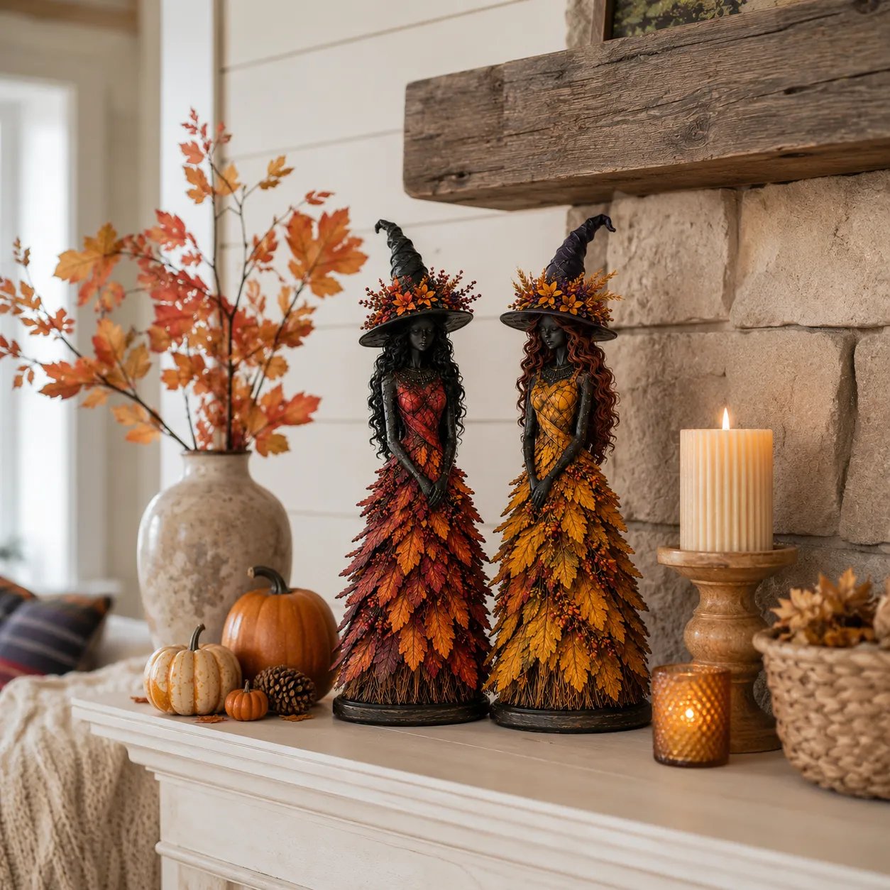 💥LAST DAY 49% OFF - 🧙 Enchanted Autumn Witch Figurine (📦Buy 3 Free Shipping)