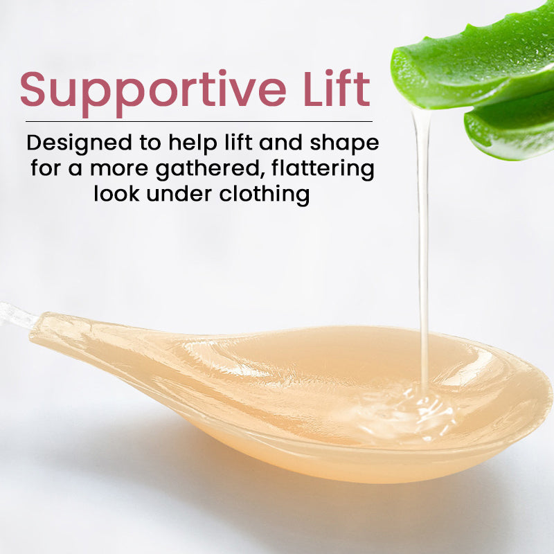 Plus-size invisible adhesive bra