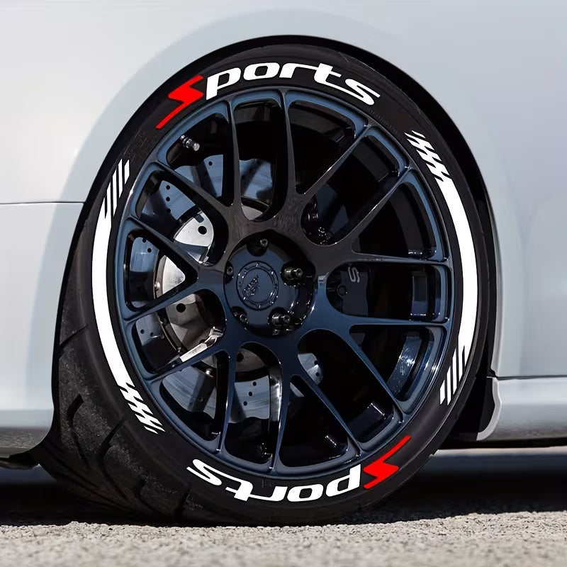 🔥3D Tire Lettering Stickers | Waterproof Universal Wheel Sidewall Decals