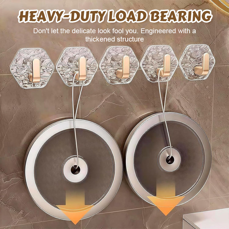 Luxury Glacier Ripple Self-Adhesive Hooks