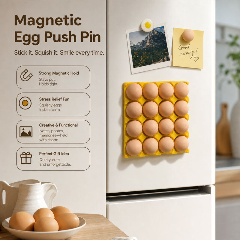 Egg Carton Refrigerator Magnet