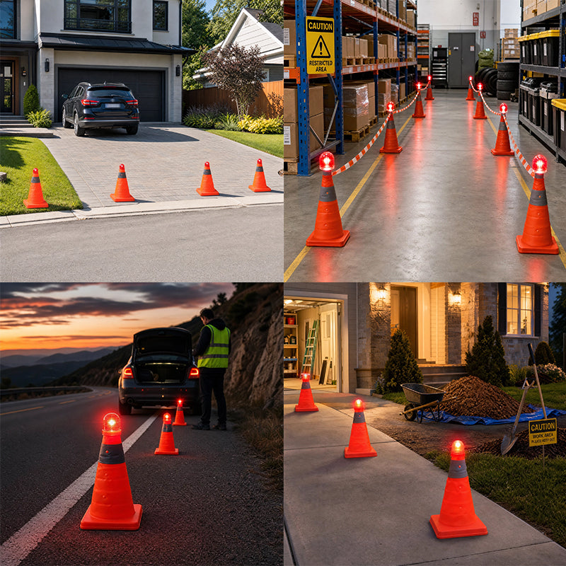 Foldable Reflective Home &amp; Car Safety Traffic Cone
