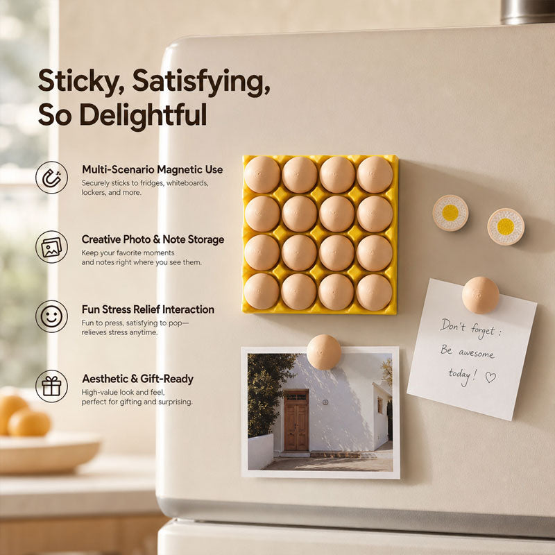 Egg Carton Refrigerator Magnet