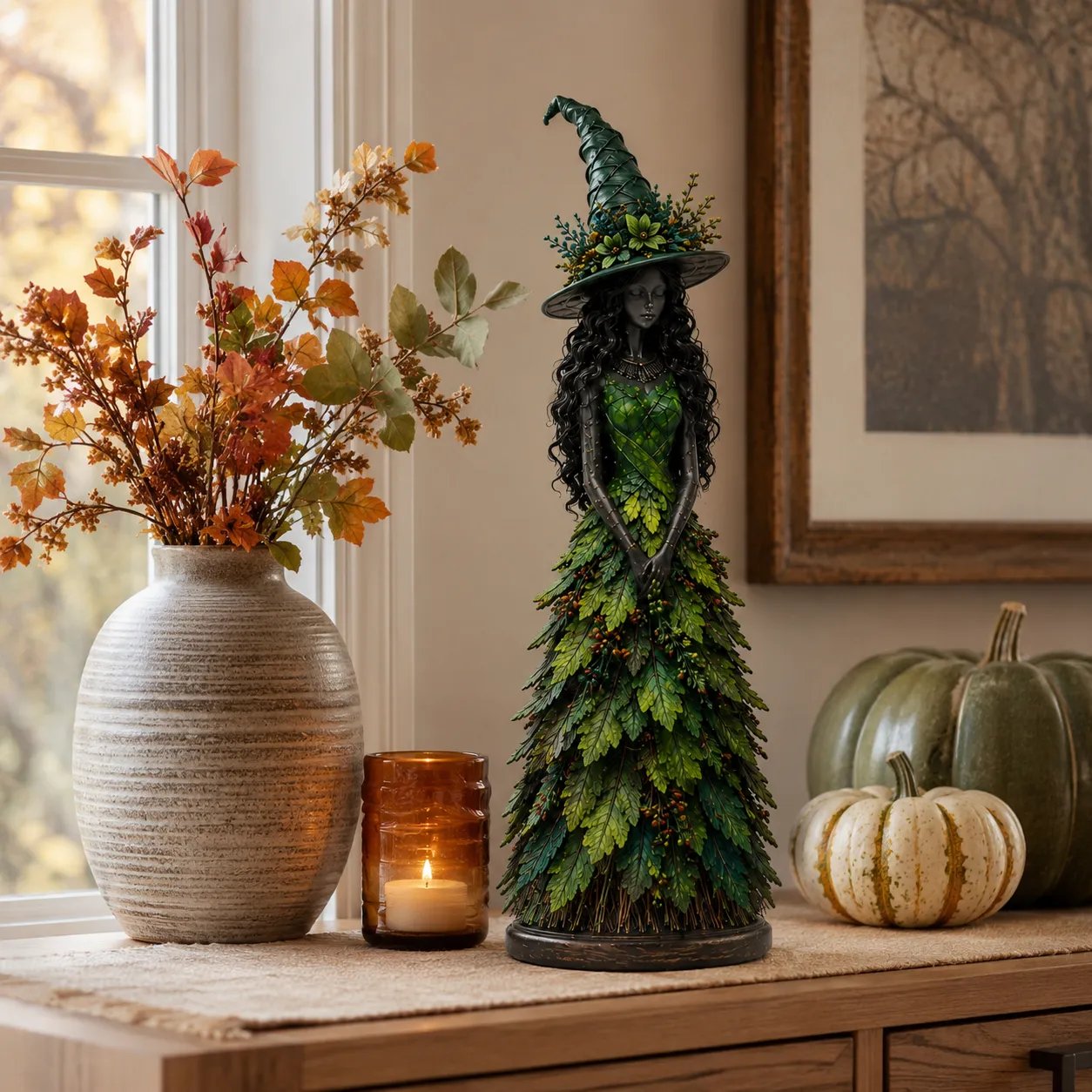 💥LAST DAY 49% OFF - 🧙 Enchanted Autumn Witch Figurine (📦Buy 3 Free Shipping)