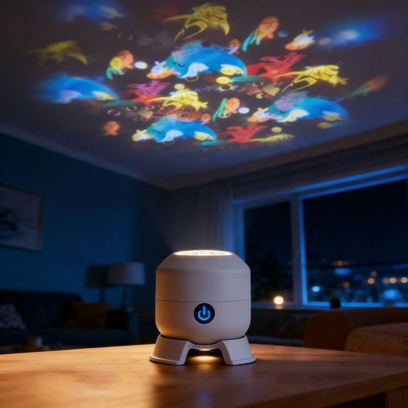🌙 LED Rotating Projection Night Light