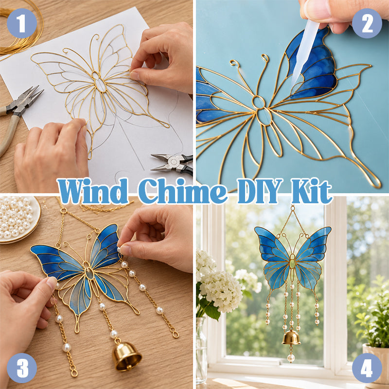 Cloisonné Enamel Wind Chime Hanging Ornament